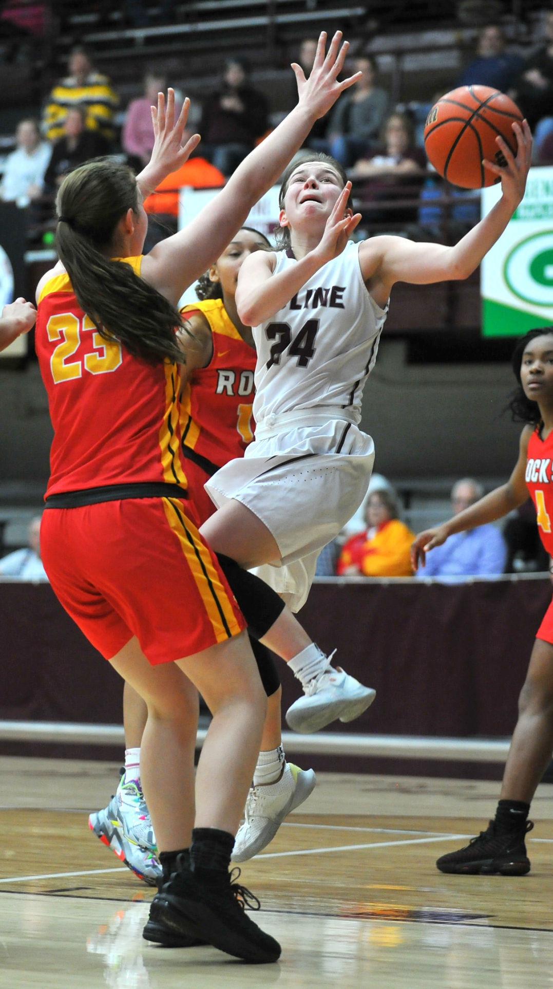 Rock Island at Moline girl's basketball.